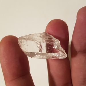 36.6ct eye clean himalayan quartz point crystal specimen